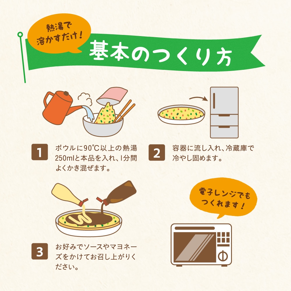 【新製品】焼かない！お好み寒天