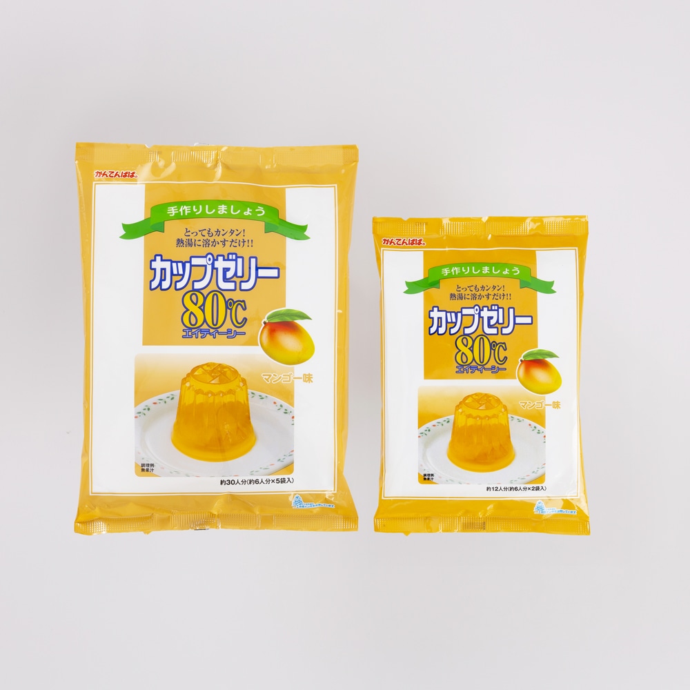 カップゼリー80℃ マンゴー味 2袋入