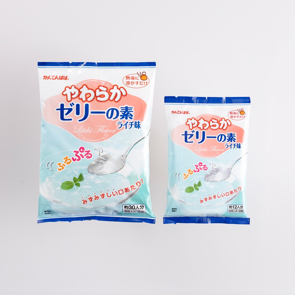 やわらかゼリーの素 ライチ味 2袋入