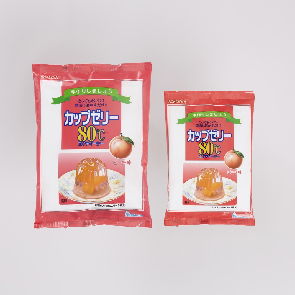 カップゼリー80℃ ピーチ味 5袋入