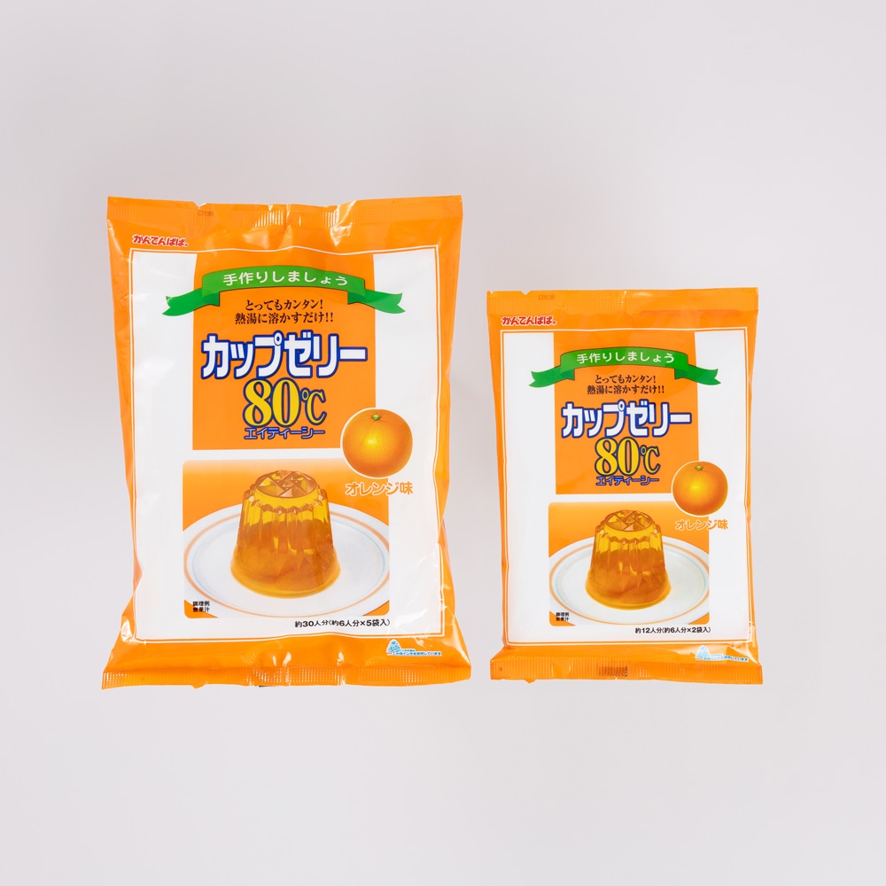 カップゼリー80℃ オレンジ味 2袋入