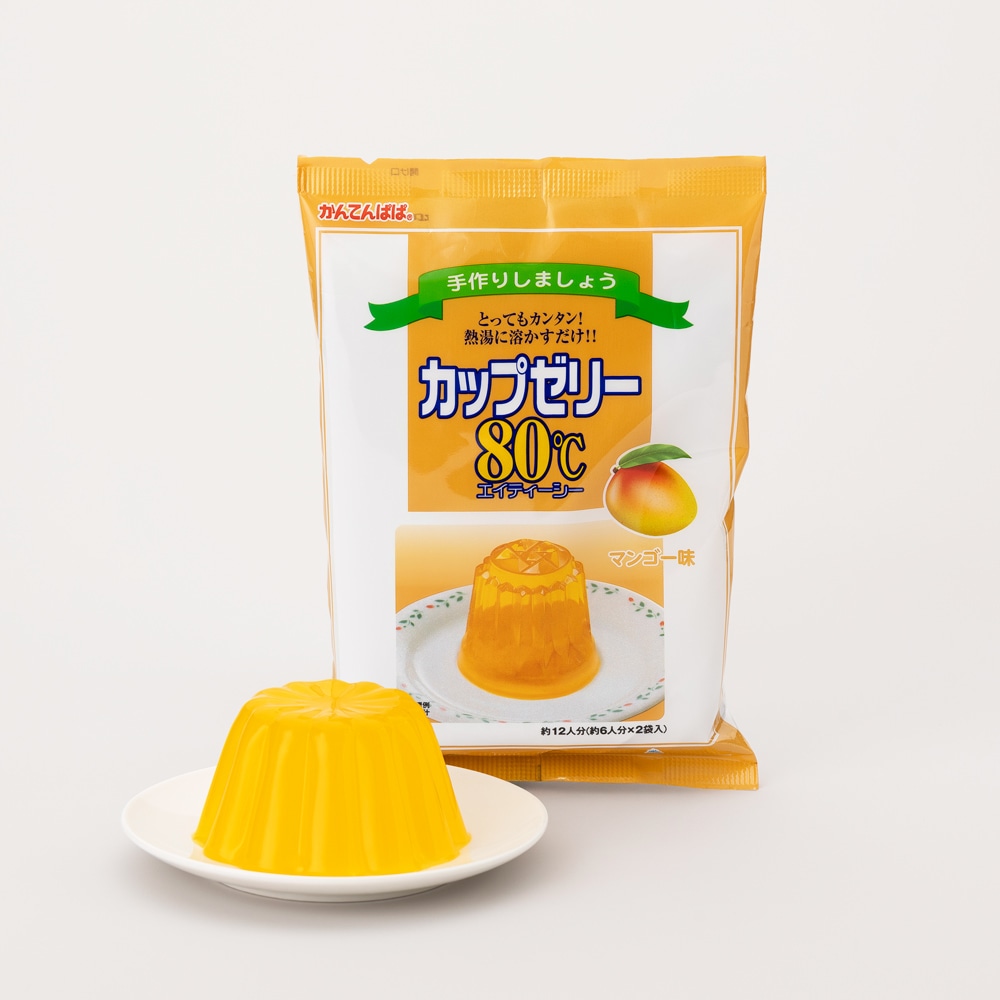 カップゼリー80℃ マンゴー味 2袋入