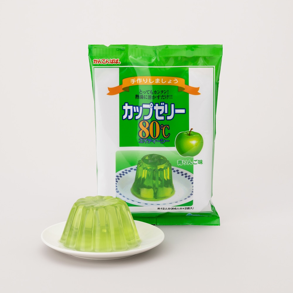 カップゼリー80℃ 青りんご味 5袋入