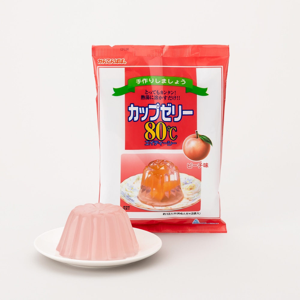 カップゼリー80℃ ピーチ味 5袋入