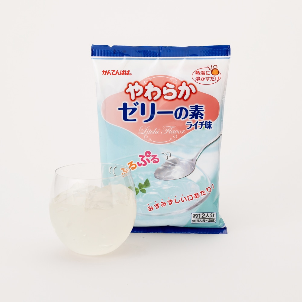 やわらかゼリーの素　ライチ味