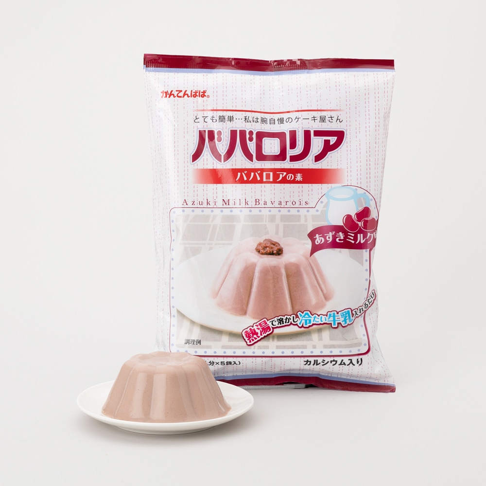 ババロリア　あずきミルク味