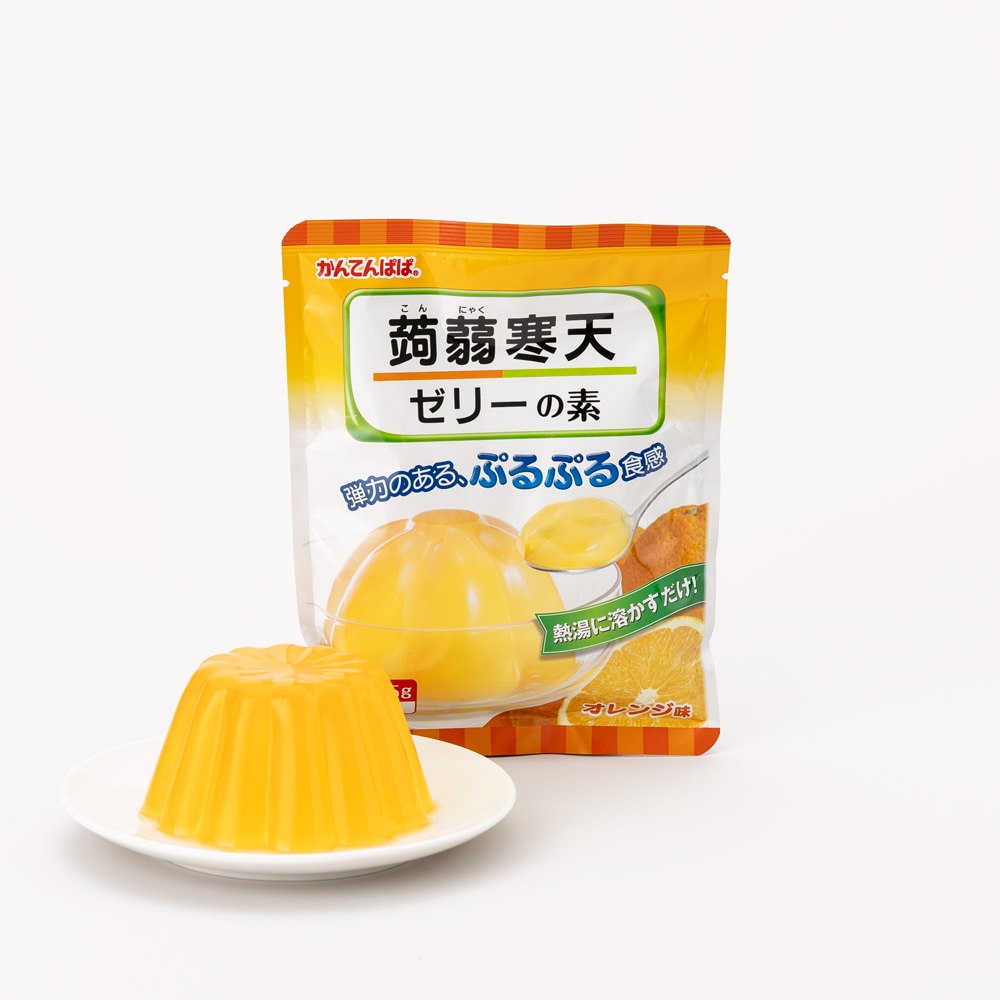 蒟蒻寒天ゼリーの素 オレンジ味