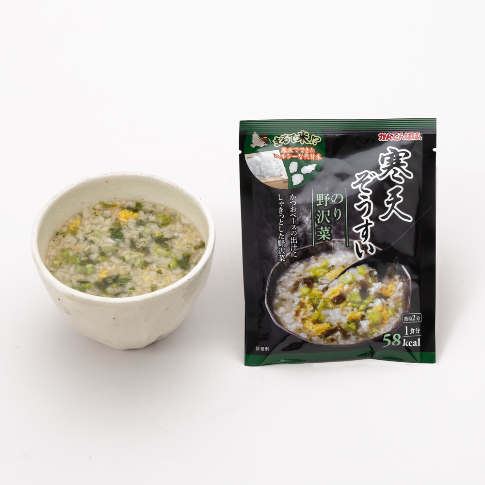 寒天ぞうすい　のり野沢菜