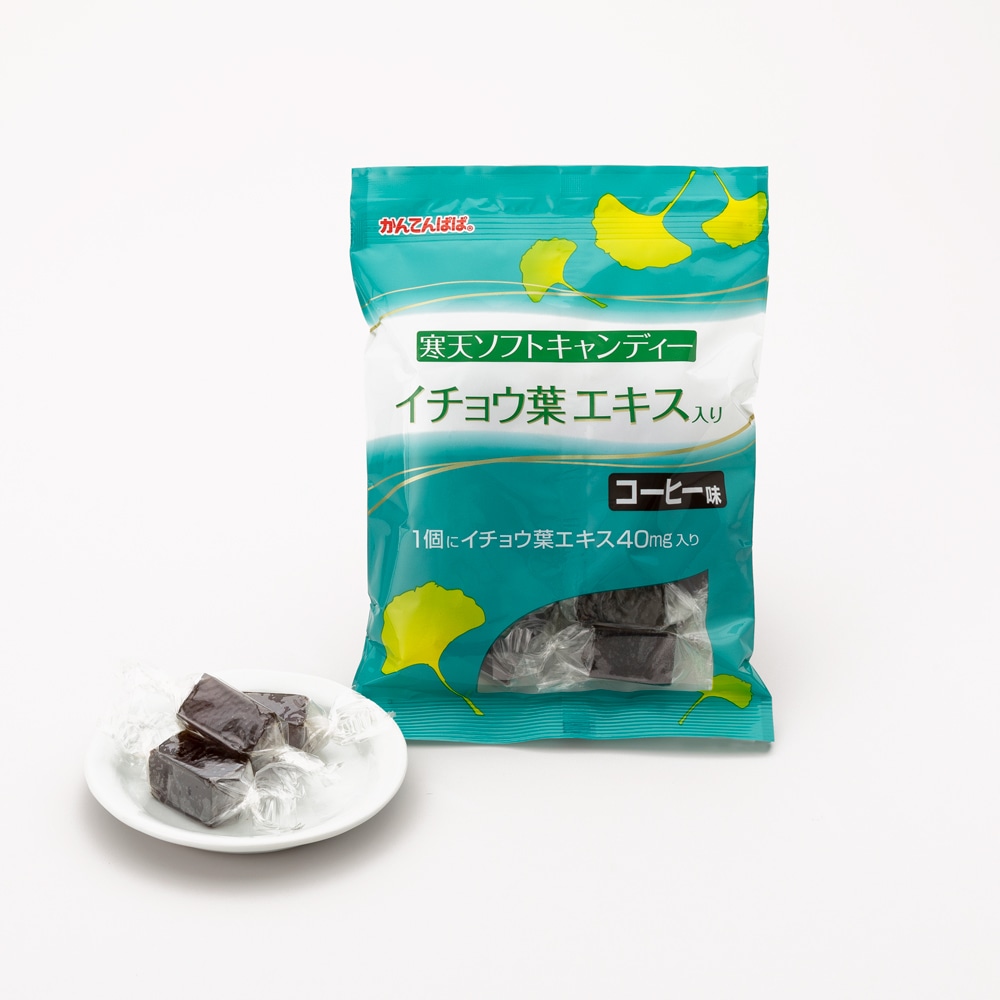 寒天ソフトキャンディー イチョウ葉エキス入り コーヒー味